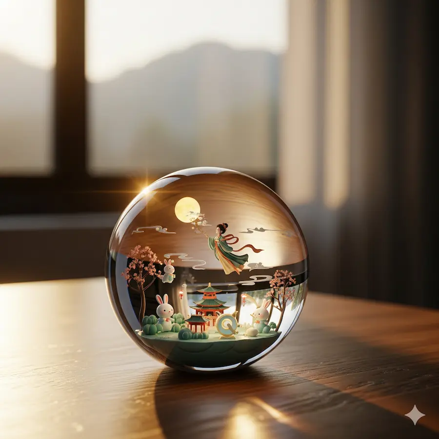 Model in Crystal Ball