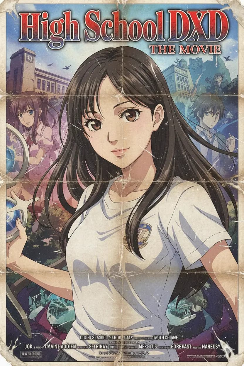 Vintage Anime Movie Poster